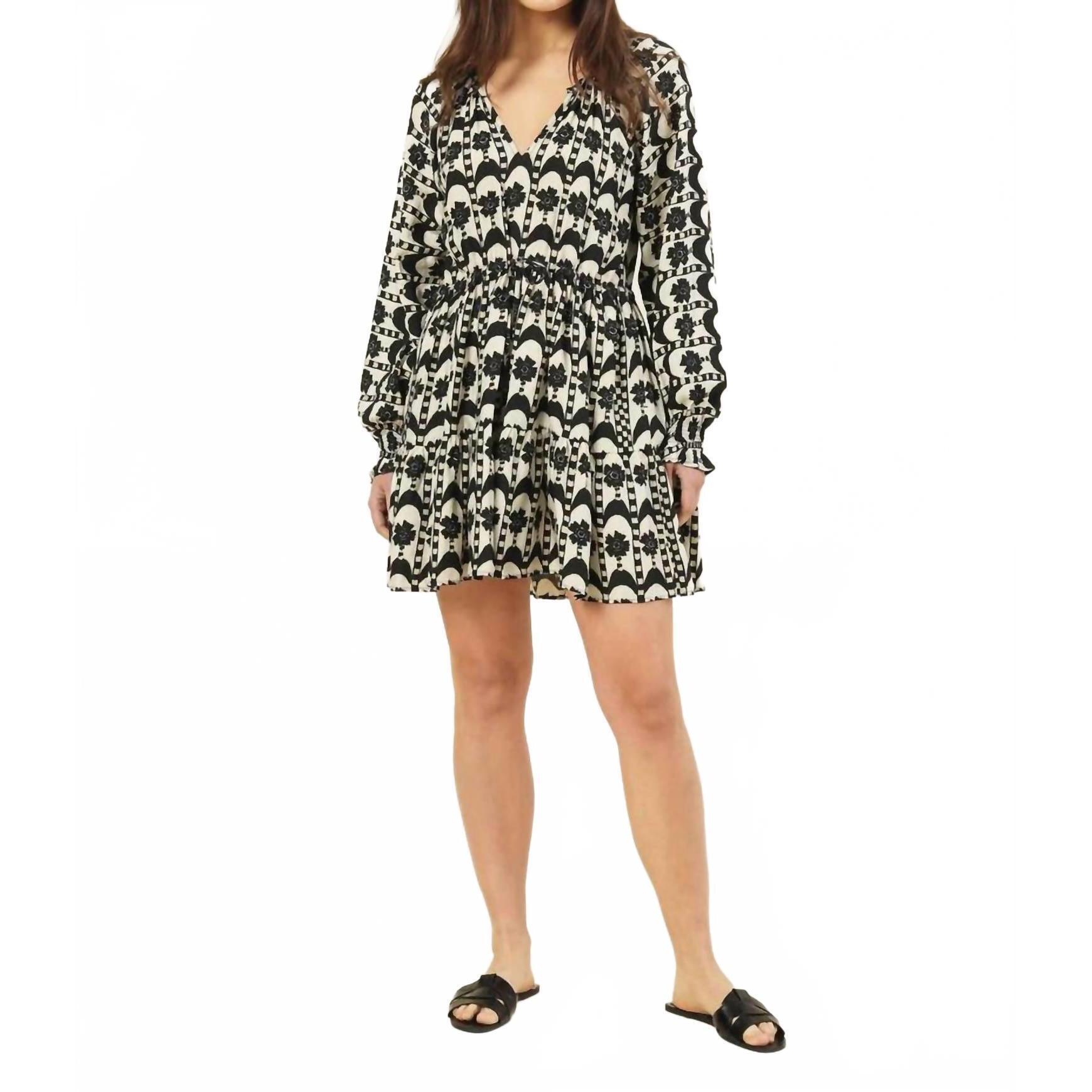 New Omika Riviera Mini Dress In Bari Dusk